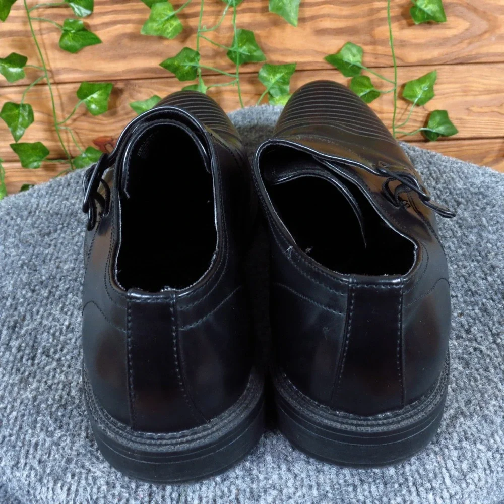 Kenneth Cole‎ Reaction Cellar Monk Men Casual Monk Strap Shoe 11 Black Synthetic